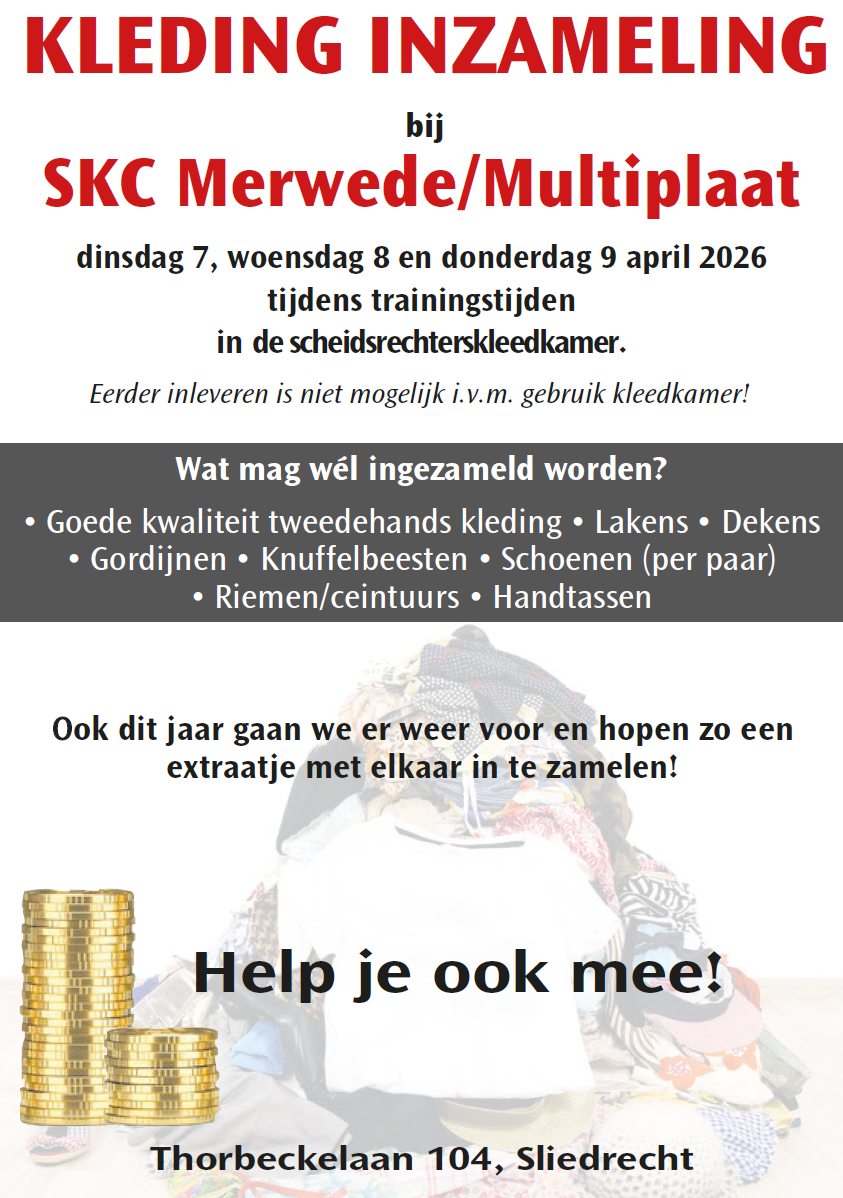 We gaan weer kleding inzamelen