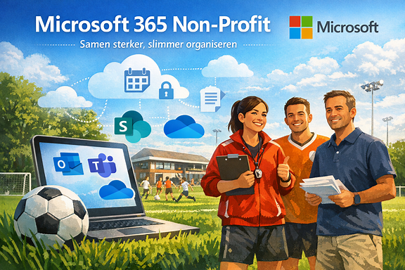Microsoft 365 Non‑Profit: een mooie stap vooruit voor onze vereniging